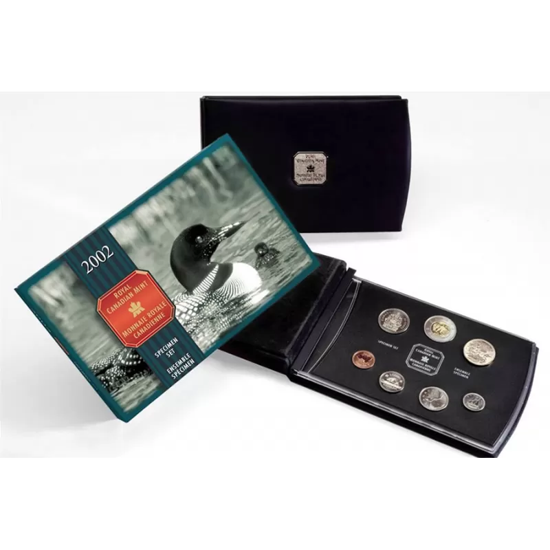 2002 Canada Specimen Set - 15th Anniversary of the Loon Dollar